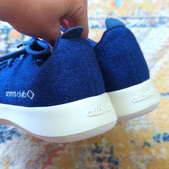 Allbirds x Sam's Club Wool Runners Merino Athletic Sneakers Blueberry Cream 10 - Picture 15 of 15